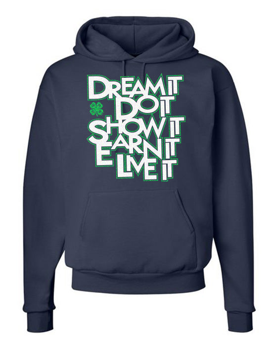 Gloucester County 4-H Dream It Hoodie