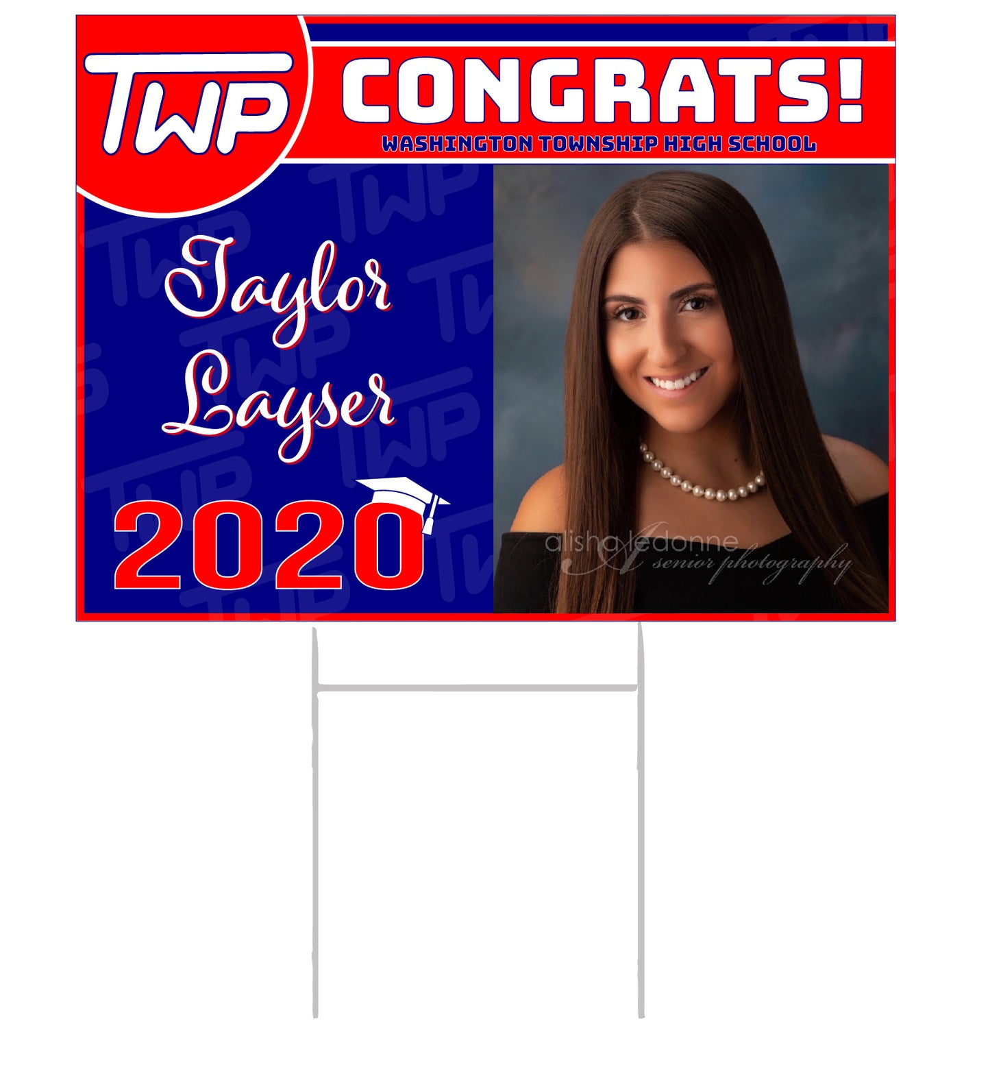 TWP CUSTOMIZED Graduate Lawn Sign