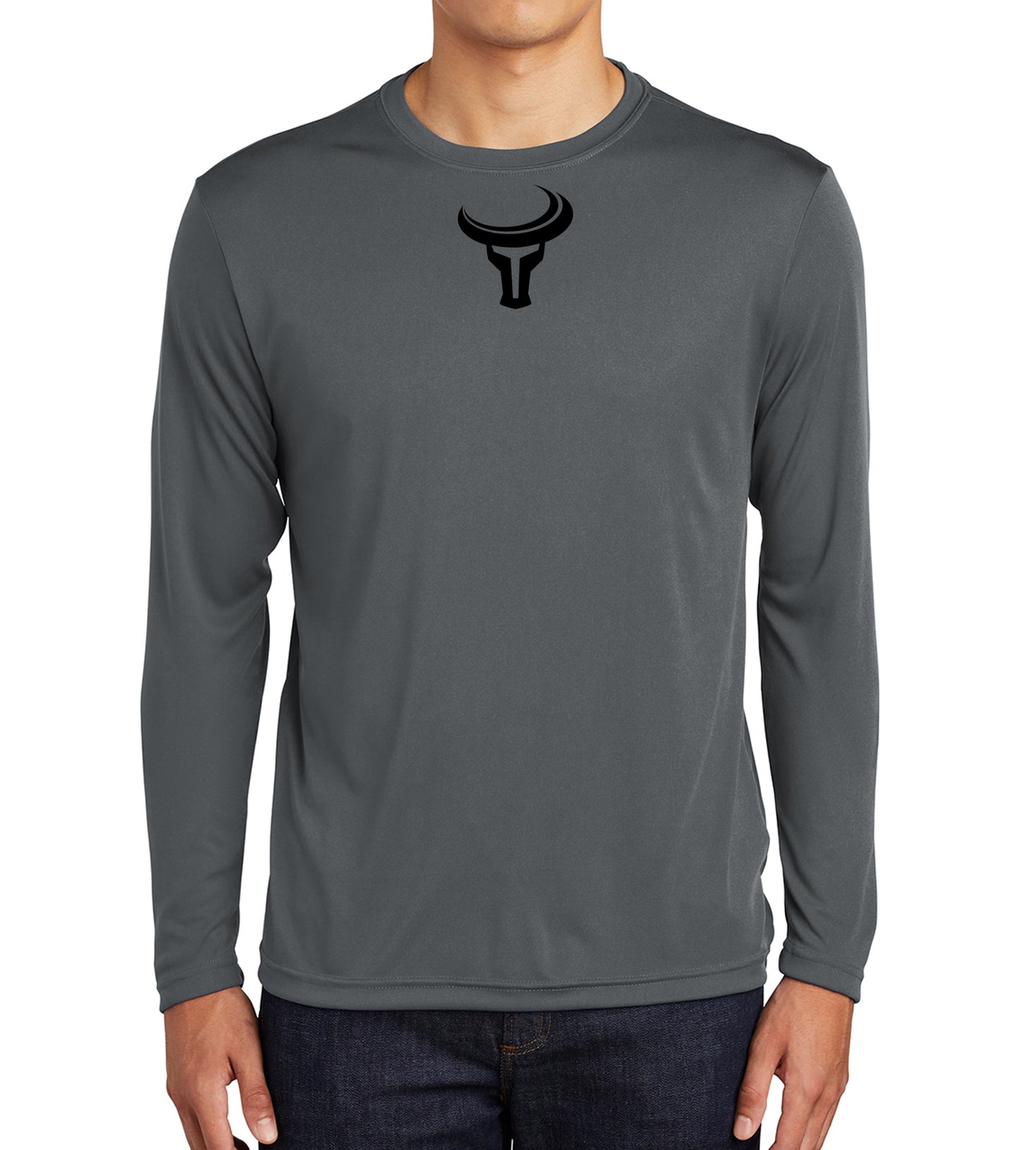 TORO | Bold Mini Logo Long Sleeve Dri Fit - Charcoal