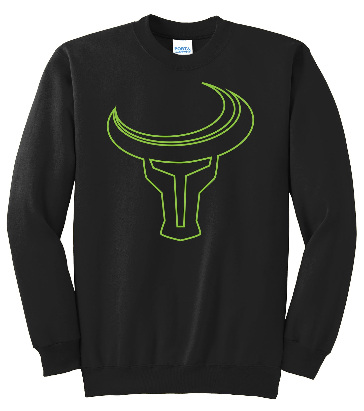 TORO | Outline Logo Crew-neck - Black