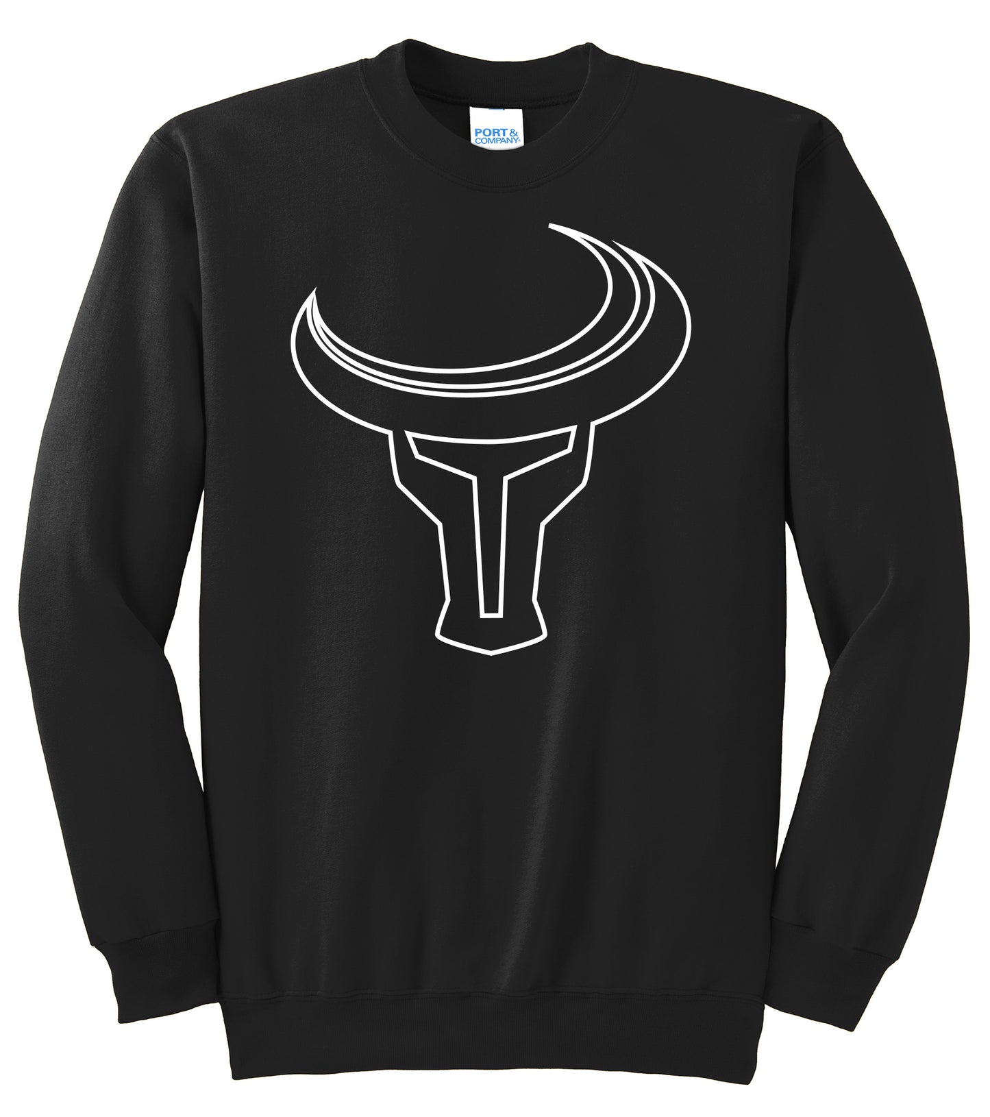 TORO | Outline Logo Crew-neck - Black
