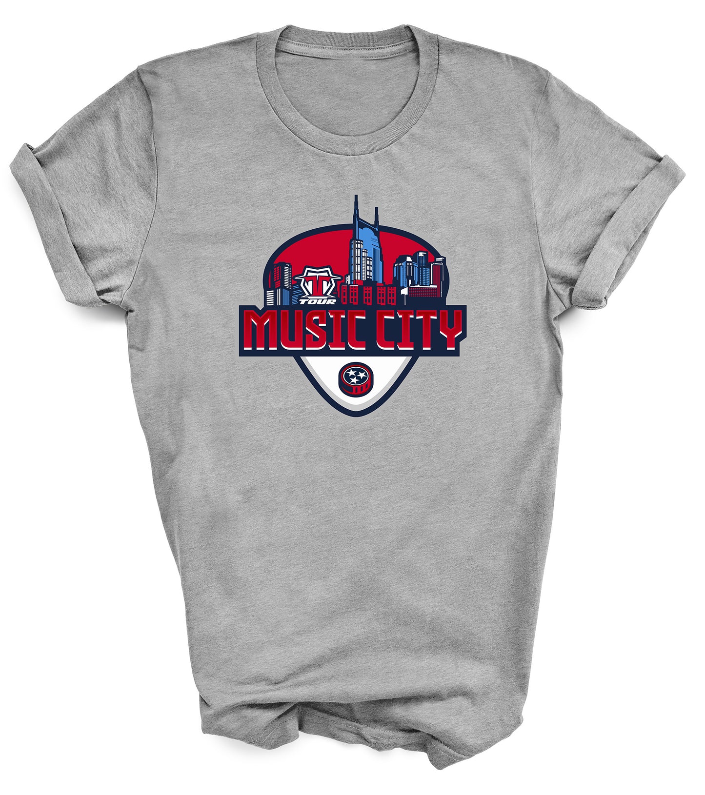 Tour Music City Logo Short Sleeve Cotton Shirt