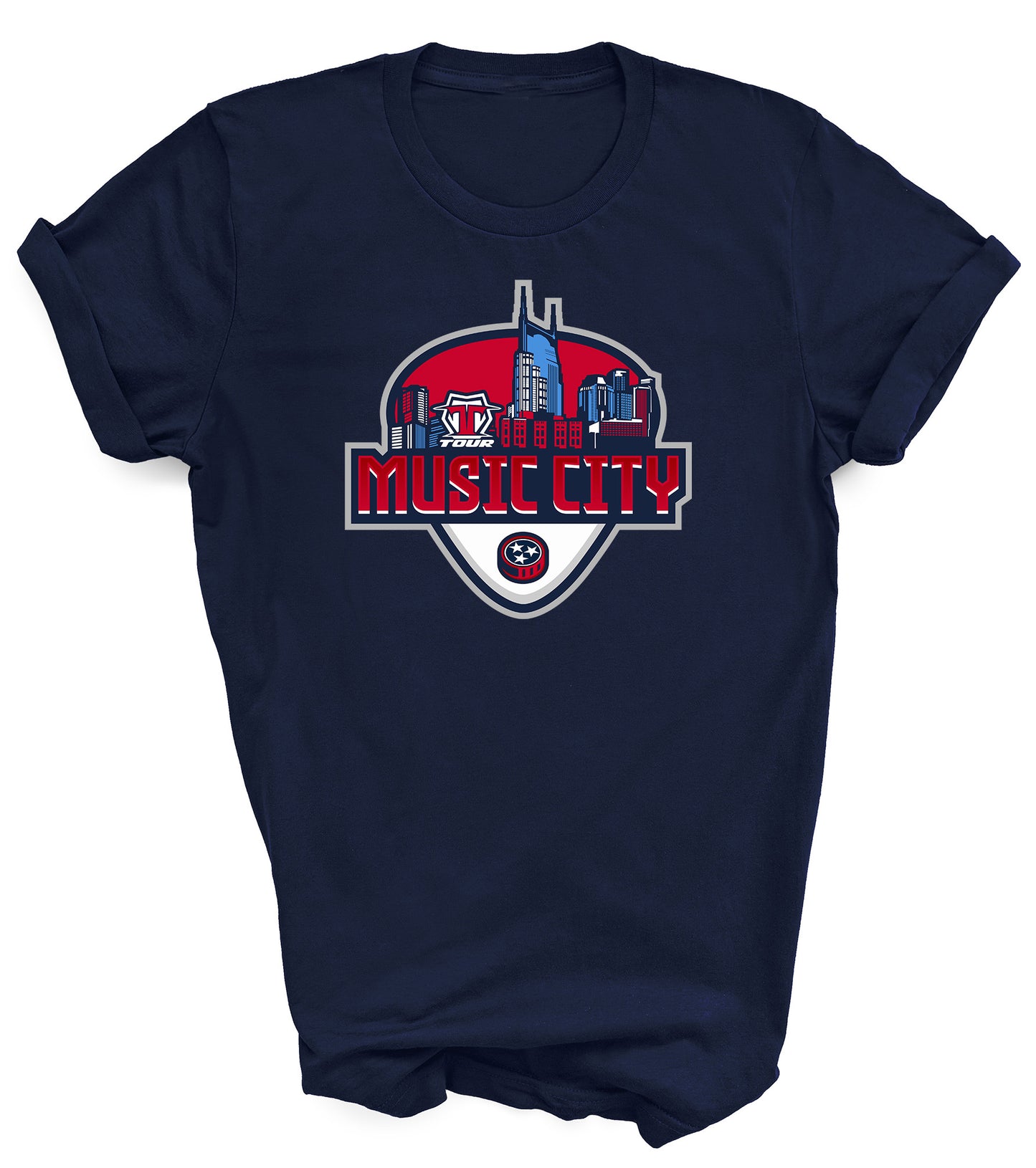 Tour Music City Logo Short Sleeve Cotton Shirt