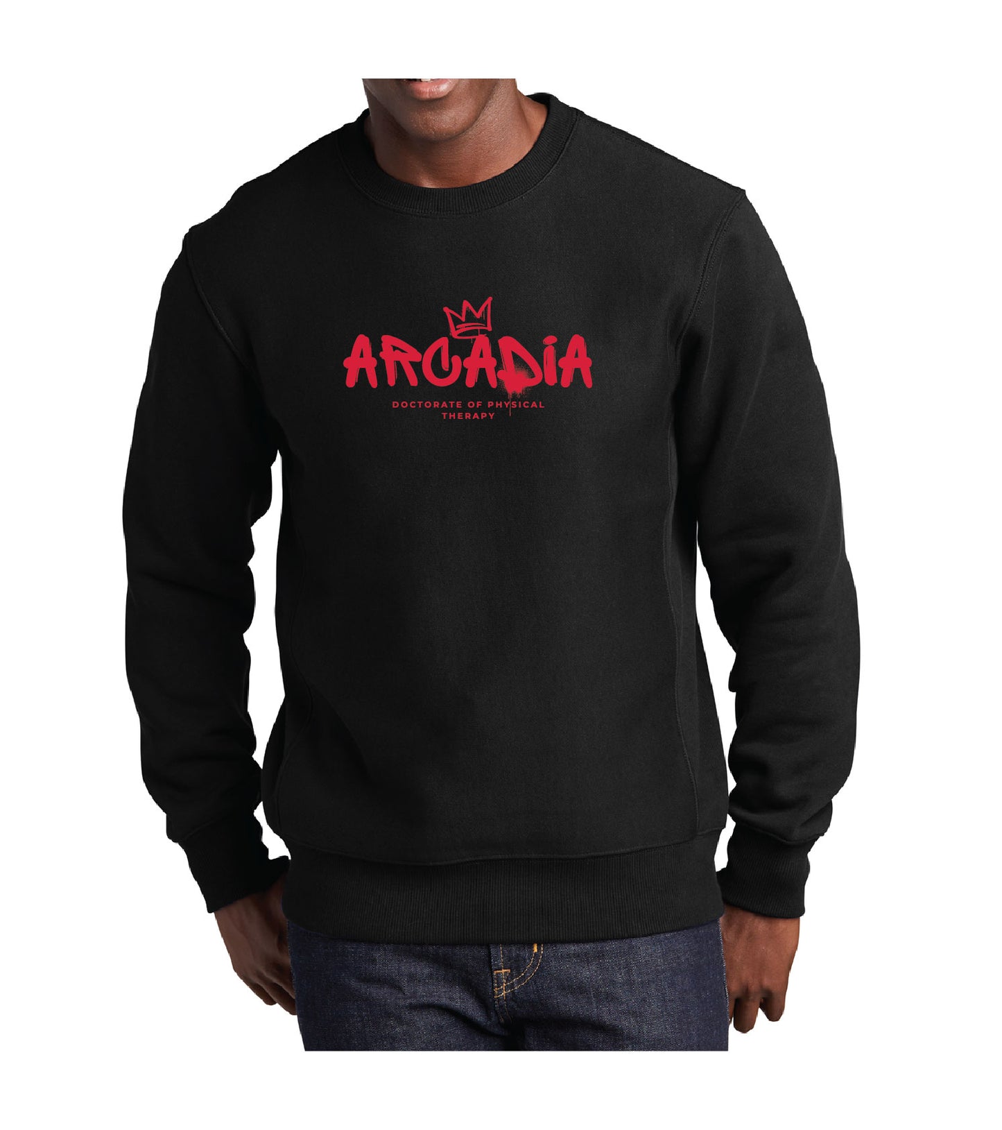 ARCADIA | Sport-Tek Crewneck | Logo 3