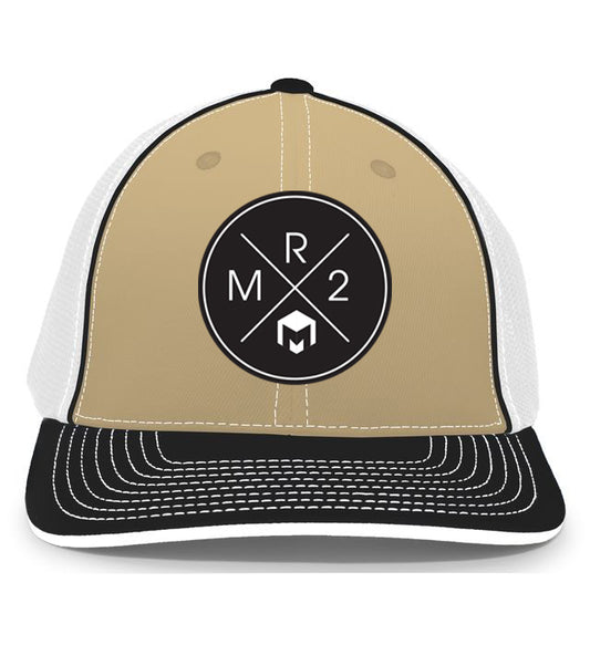 MR2 | Gold, White & Black Flexfit Hat