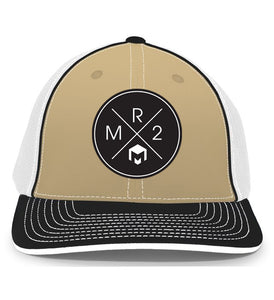 MR2 | Gold, White & Black Flexfit Hat