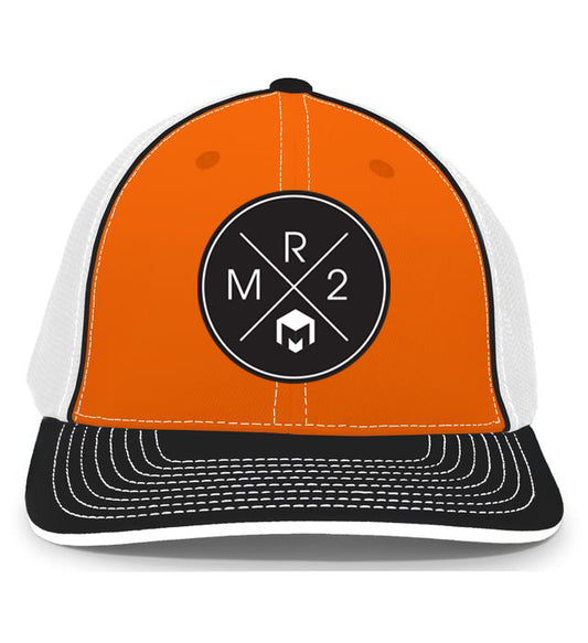 MR2 | Orange, Black & White Flexfit Hat