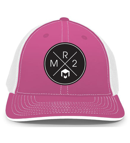 MR2 | Pink & White Flexfit Hat