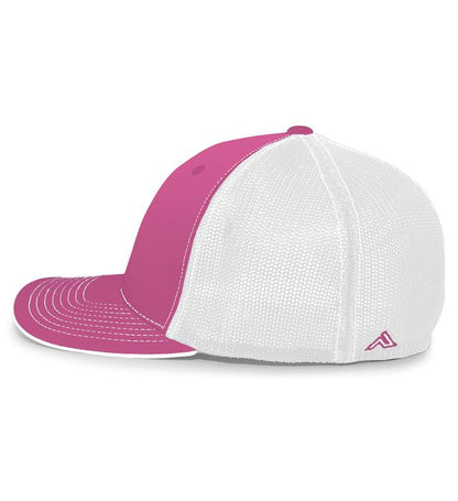 MR2 | Pink & White Flexfit Hat