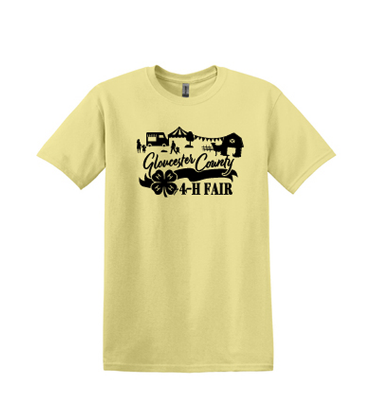 Gloucester County 4-H Fair Apparel Pre-Sale | T-Shirt - Cornsilk