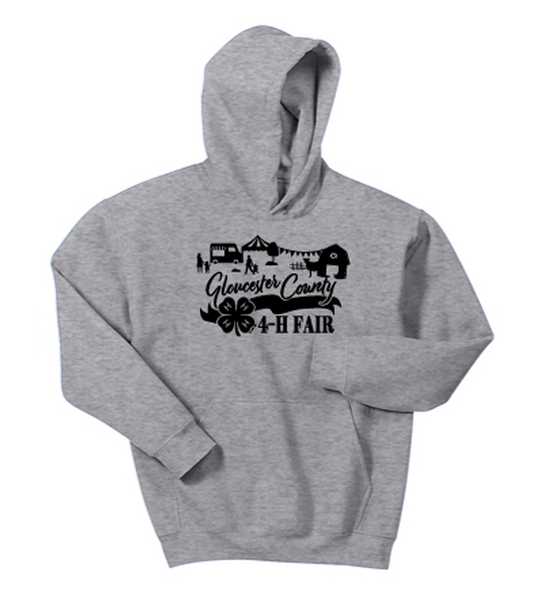 Gloucester County 4-H Fair Apparel Pre-Sale | Hoodie - Sport Grey