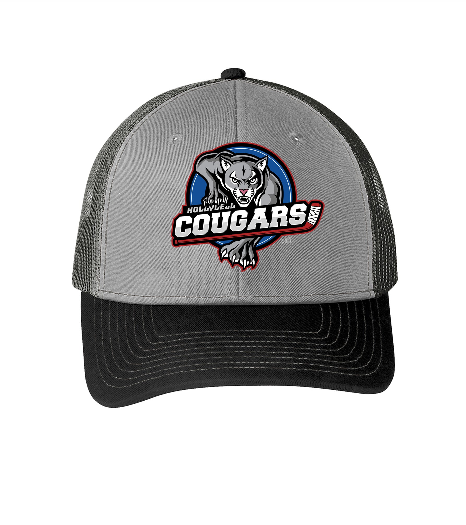 Cougars Trucker Hat - Gray/Black