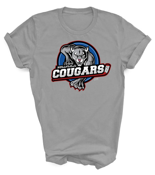 Cougars Logo Short Sleeve Cotton Shirt