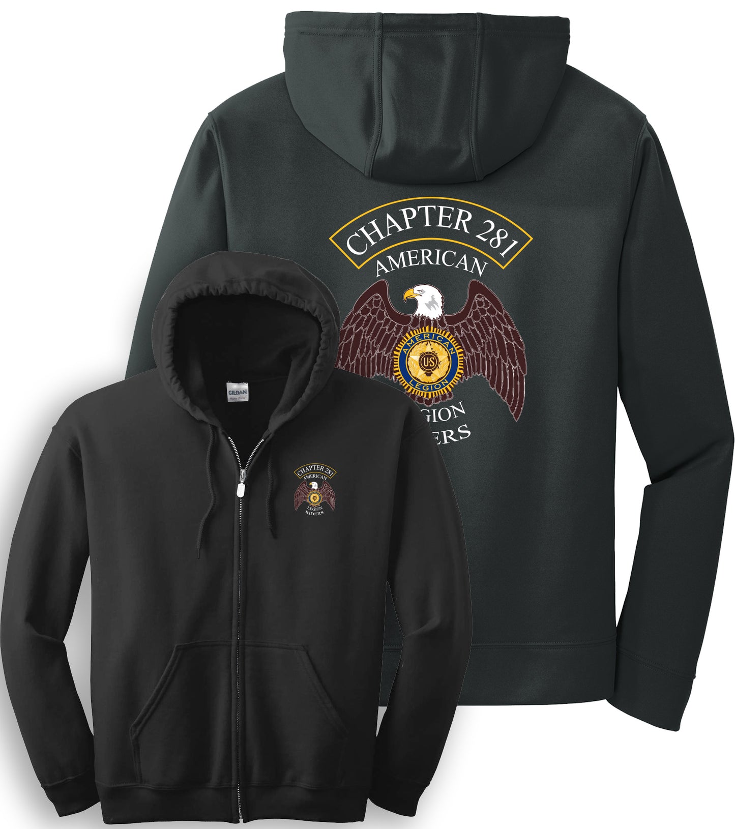 American Legion Cotton Full Zip Hoodie