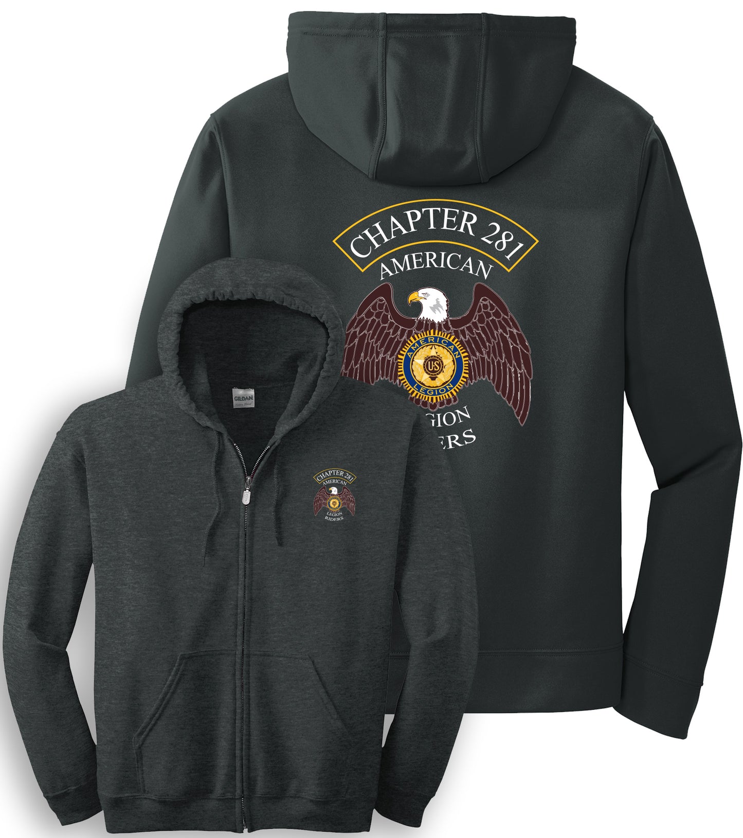 American Legion Cotton Full Zip Hoodie