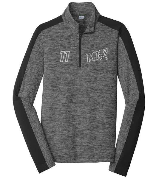 MR2 Collection Dri Fit Heather 1/4-Zip Lightweight BP Pullover