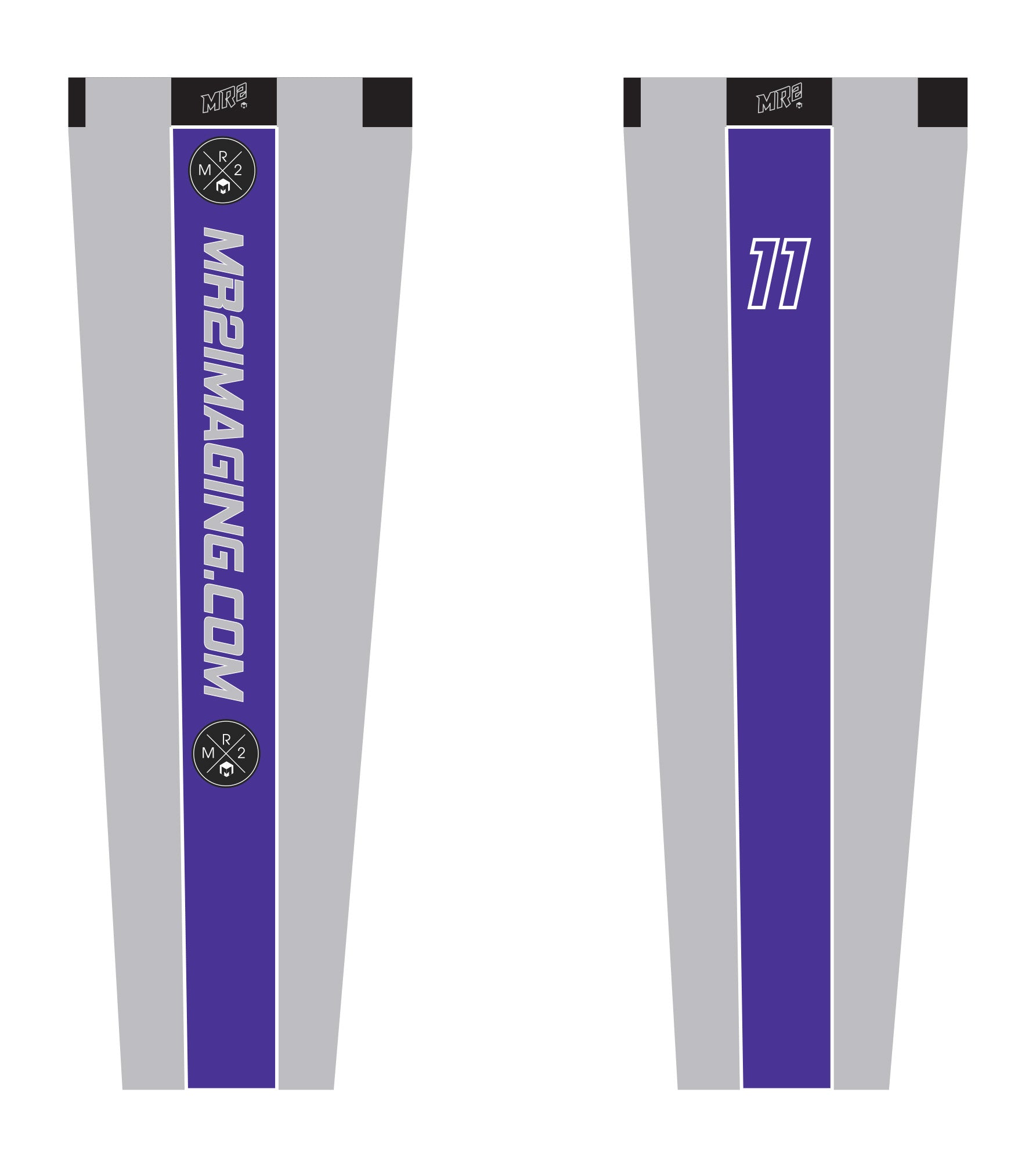 MR2 Softball Sublimated Baseball Pants-Gray