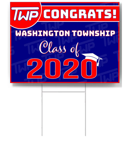 TWP Class of 2020 Lawn Sign