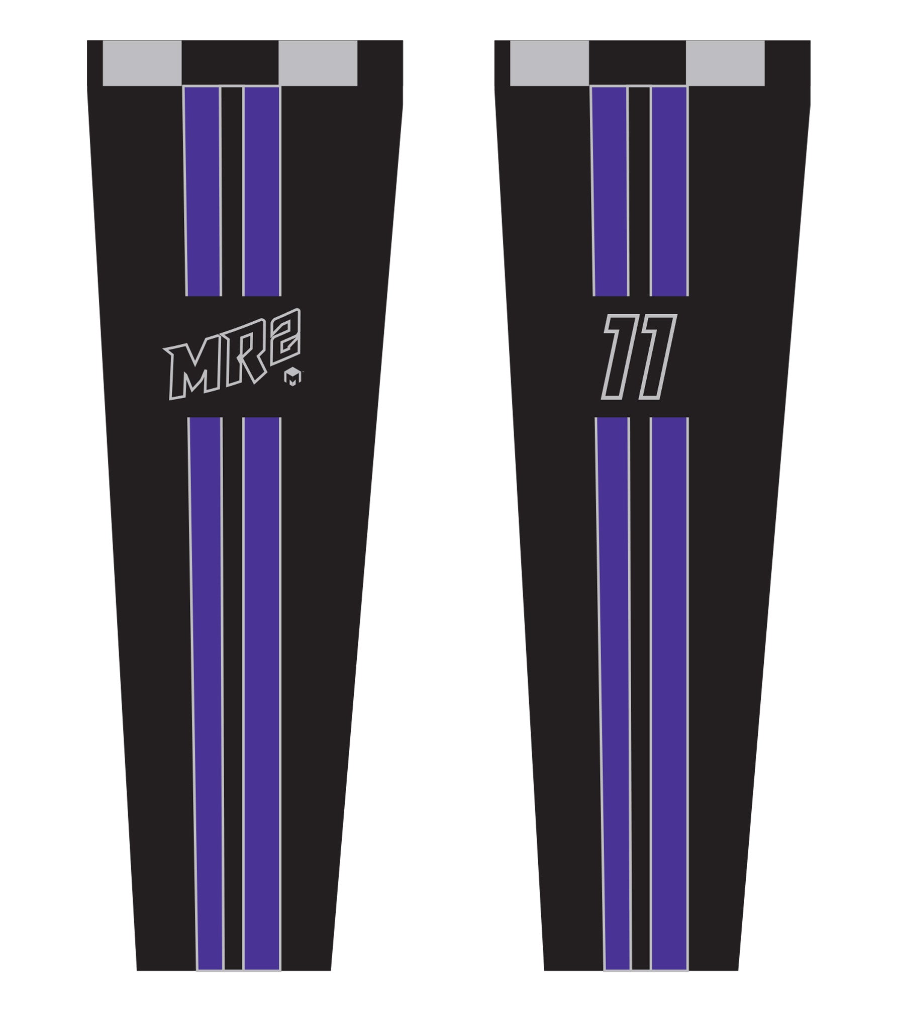 MR2 Softball Sublimated Baseball Pants-Black