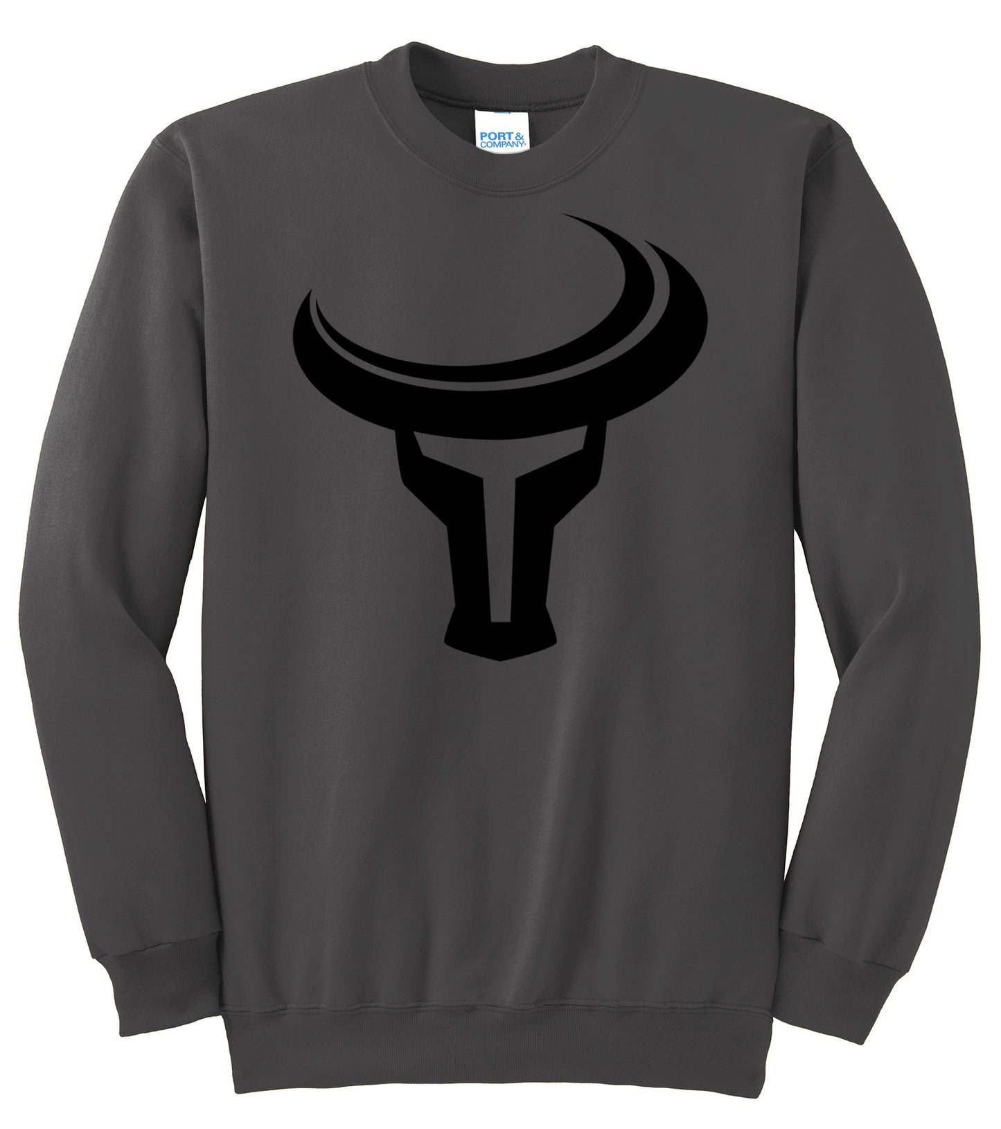 TORO | Bold Logo Crew-Neck - Charcoal