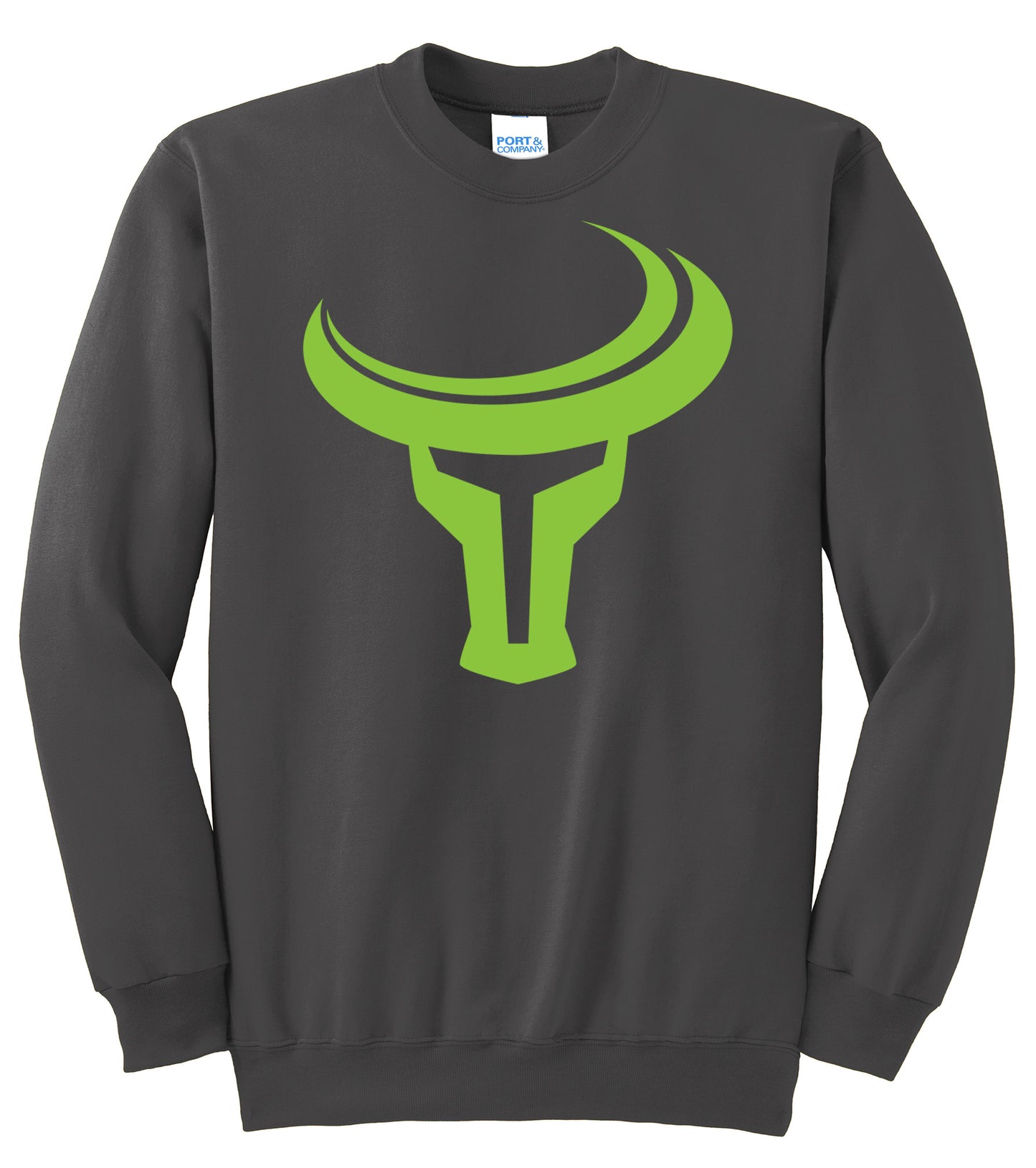 TORO | Bold Logo Crew-Neck - Charcoal