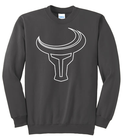 TORO | Outline Logo Crew-Neck - Charcoal