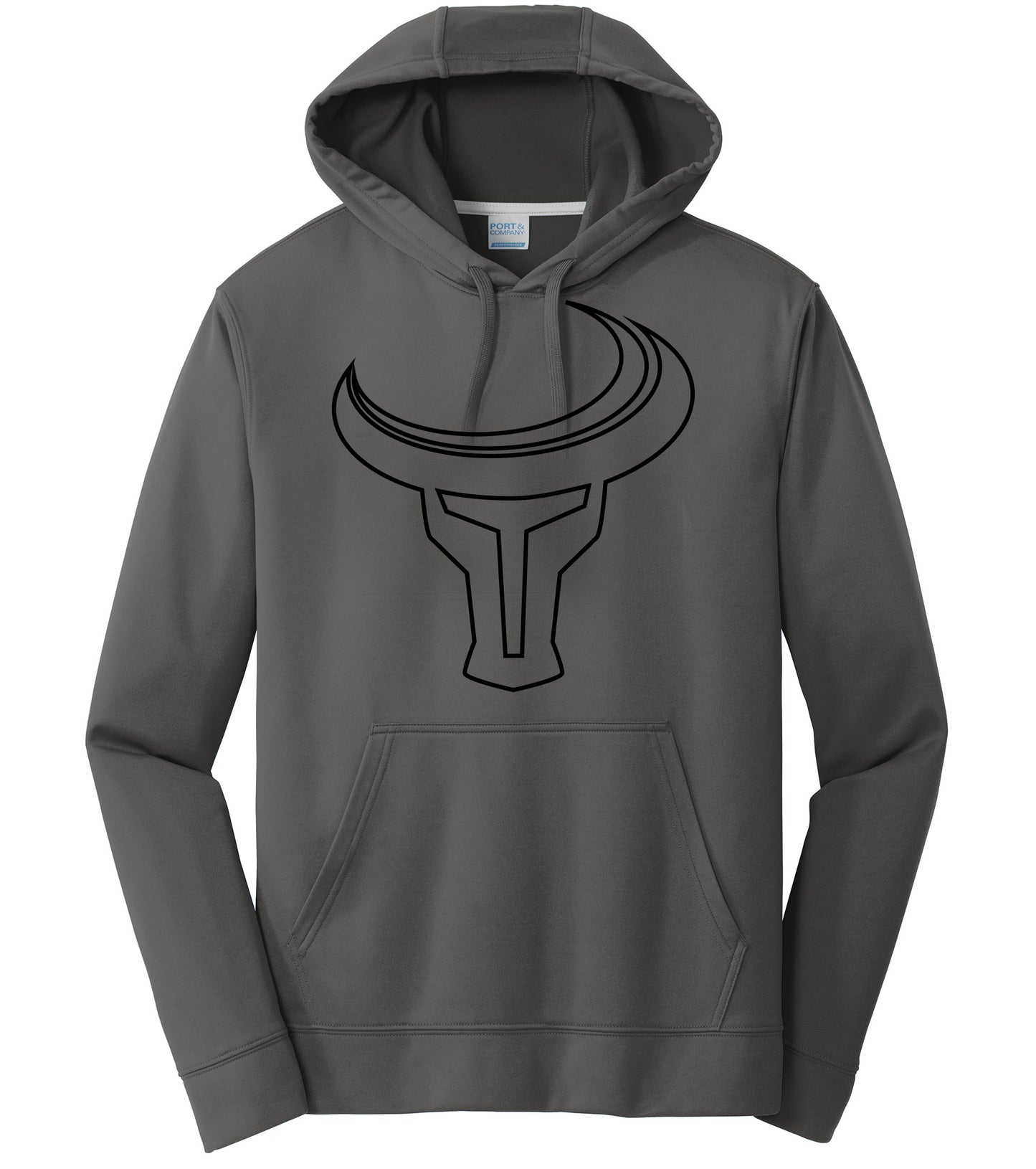TORO | Outline Logo Hoodie - Charcoal
