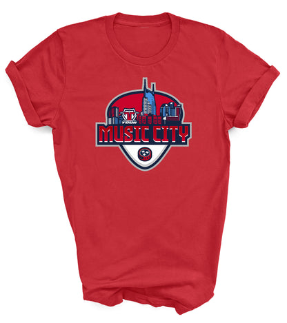 Tour Music City Logo Short Sleeve Cotton Shirt