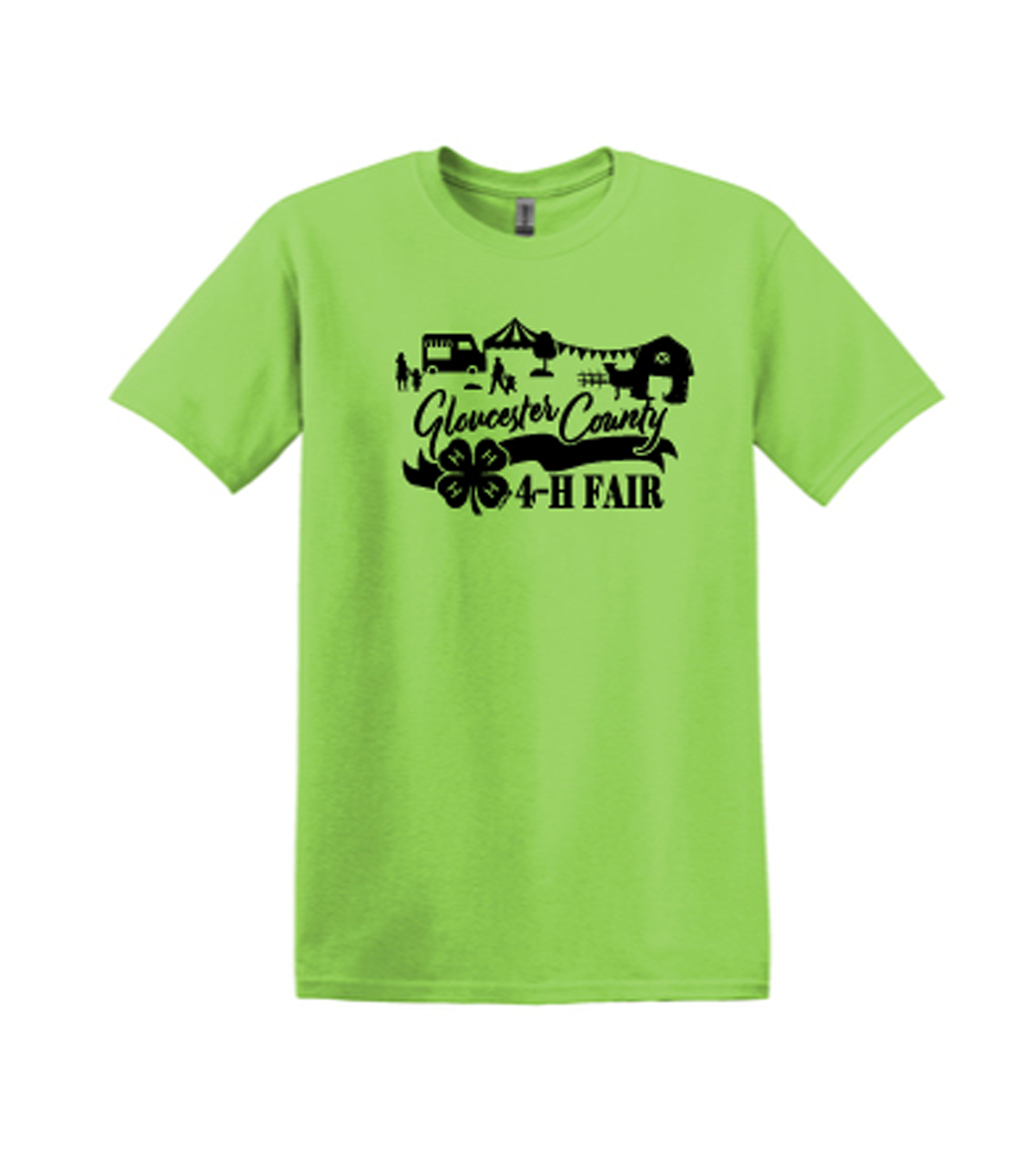 Gloucester County 4-H Fair Apparel Pre-Sale | T-Shirt - Lime